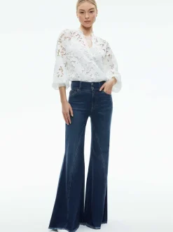 Alice and Olivia Aislyn Blouse-Women Tops