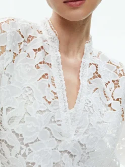 Alice and Olivia Aislyn Blouse-Women Tops