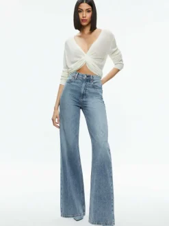 Alice and Olivia Akers Reversible Pullover-Women Sweaters