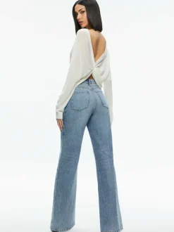 Alice and Olivia Akers Reversible Pullover-Women Sweaters