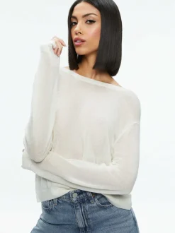 Alice and Olivia Akers Reversible Pullover-Women Sweaters