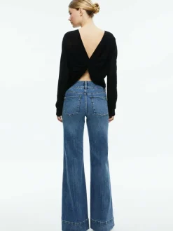 Alice and Olivia Akers Reversible Pullover-Women Sweaters