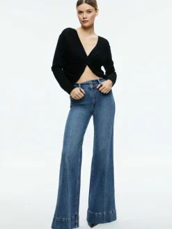 Alice and Olivia Akers Reversible Pullover-Women Sweaters