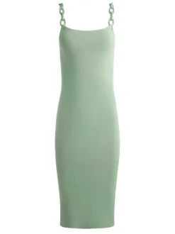 Alice and Olivia Alina Looped Straps Midi Dress-Women Dresses