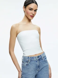 Alice and Olivia Alison Full Length Tube Top-Women Tops