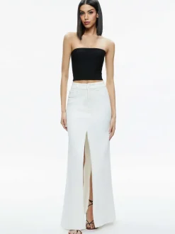 Alice and Olivia Alison Full Length Tube Top-Women Tops