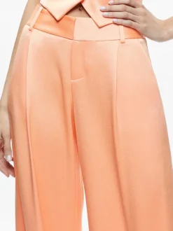 Alice and Olivia Amber Collared Vest + Eric Low Rise Pant-Women Matching Sets