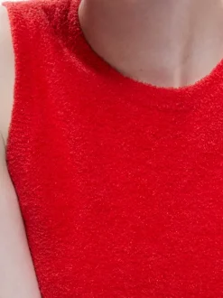 Alice and Olivia Amity Sleeveless Cropped Tank-Women Tops