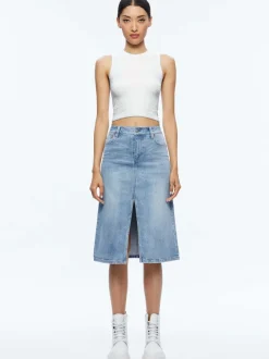 Alice and Olivia Amity Sleeveless Cropped Tank-Women Tops