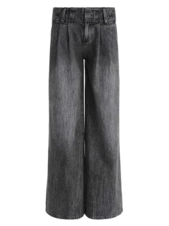 Alice and Olivia Anders Low Rise Pleated Jean-Women Pants