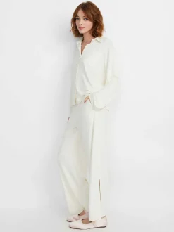 Alice and Olivia A+O X Big Feelings Nico Long Sleeve Set-Women Loungewear