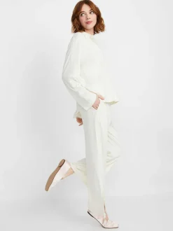 Alice and Olivia A+O X Big Feelings Nico Long Sleeve Set-Women Loungewear