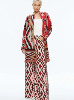 Alice and Olivia Astrid Long Cardigan-Women Sweaters