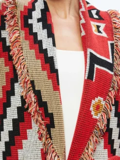 Alice and Olivia Astrid Long Cardigan-Women Sweaters