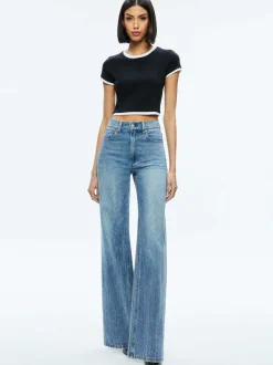 Alice and Olivia Baby Tee-Women Tops