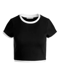 Alice and Olivia Baby Tee-Women Tops