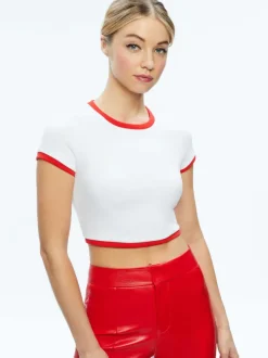 Alice and Olivia Baby Tee-Women Tops