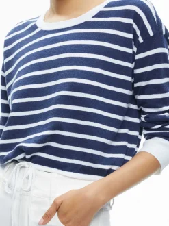 Alice and Olivia Bernetta Cropped Drawstring Pullover-Women Sweaters