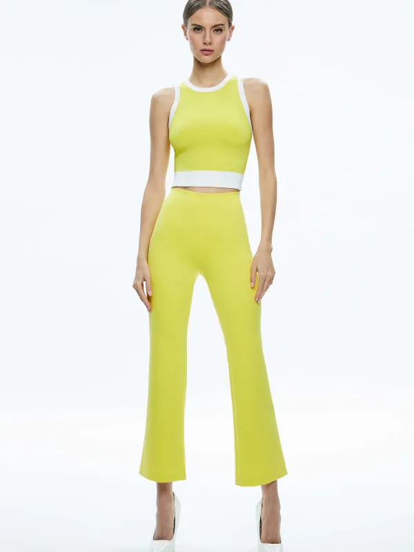 Alice and Olivia Boyd Crewneck Tank-Women Tops