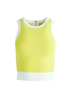 Alice and Olivia Boyd Crewneck Tank-Women Tops