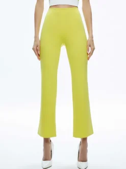 Alice and Olivia Boyd Crewneck Tank + Rmp Mid Rise Back-Zip Bootcut Ankle Pant-Women Matching Sets