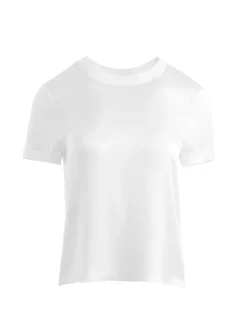 Alice and Olivia Braden Drop Shoulder Tee-Women Tops