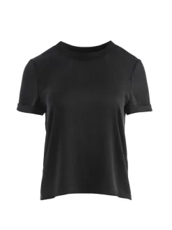 Alice and Olivia Braden Drop Shoulder Tee-Women Tops