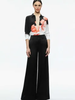 Alice and Olivia Brady Slim Button Down-Women Tops