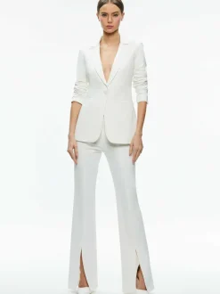 Alice and Olivia Breann Fitted Blazer-Women Jackets + Coats