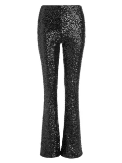 Alice and Olivia Breann Sequin Fitted Blazer + Lara Sequin Bootcut Pant-Women Matching Sets