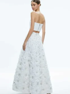 Alice and Olivia Ceresi Embellished Spaghetti Strap Top-Women Tops