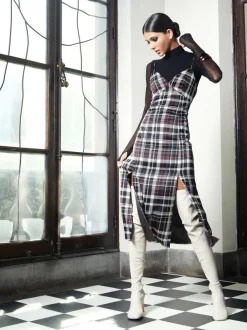 Alice and Olivia Clarinda Turtleneck Bodysuit-Women Tops