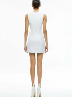 Alice and Olivia Clyde Embellished Shift Dress-Women Dresses