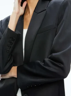 Alice and Olivia Colley Oversized Blazer-Women Jackets + Coats
