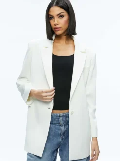 Alice and Olivia Colley Oversized Blazer-Women Jackets + Coats