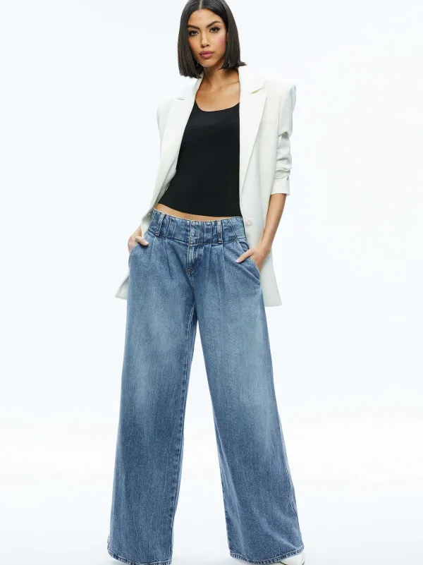 Alice and Olivia Colley Oversized Blazer-Women Jackets + Coats