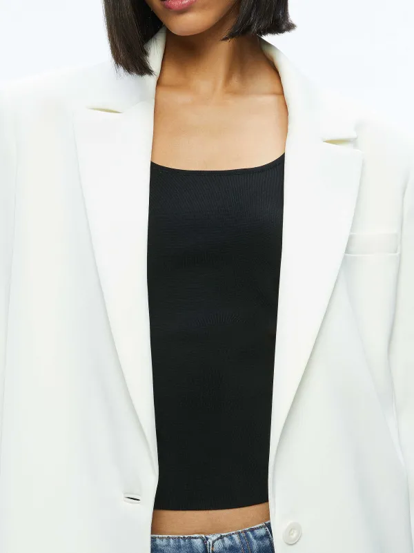 Alice and Olivia Colley Oversized Blazer-Women Jackets + Coats
