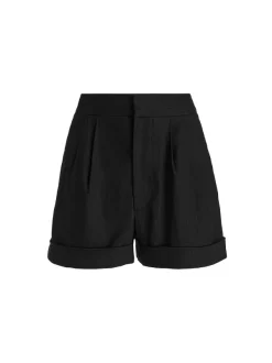 Alice and Olivia Conry Cuff Short-Women Shorts