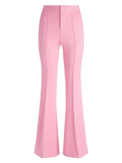 Alice and Olivia Danette High Rise Flare Slit Trouser-Women Pants