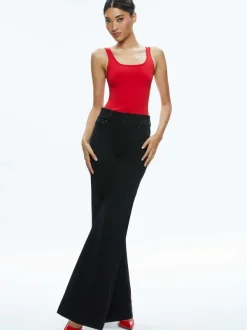 Alice and Olivia Daryn Full Length Sweater Tank-Women Tops