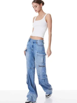 Alice and Olivia Daryn Sculpting Tank-Women Tops