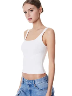 Alice and Olivia Daryn Sculpting Tank-Women Tops