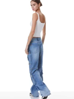 Alice and Olivia Daryn Sculpting Tank-Women Tops