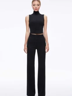 Alice and Olivia Deanna High Waisted Bootcut Pant-Women Pants