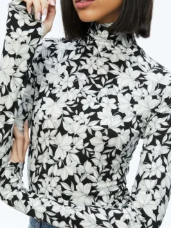 Alice and Olivia Delaina Turtleneck Top-Women Tops