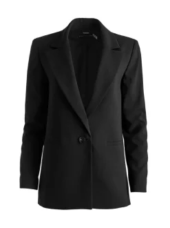 Alice and Olivia Denny Notch Collar Boyfriend Blazer-Women Jackets + Coats