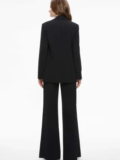 Alice and Olivia Denny Notch Collar Boyfriend Blazer-Women Jackets + Coats