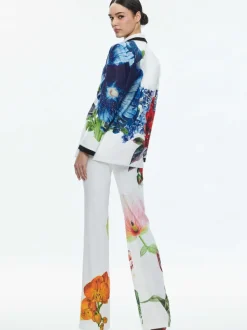 Alice and Olivia Denny Notch Collar Boyfriend Blazer-Women Jackets + Coats