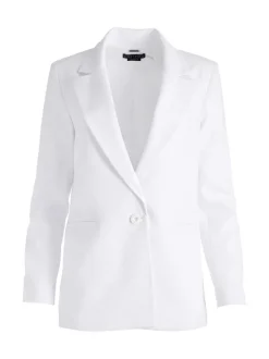 Alice and Olivia Denny Notch Collar Boyfriend Blazer-Women Jackets + Coats
