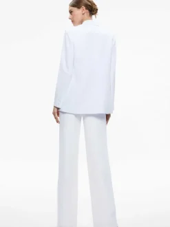 Alice and Olivia Denny Notch Collar Boyfriend Blazer-Women Jackets + Coats